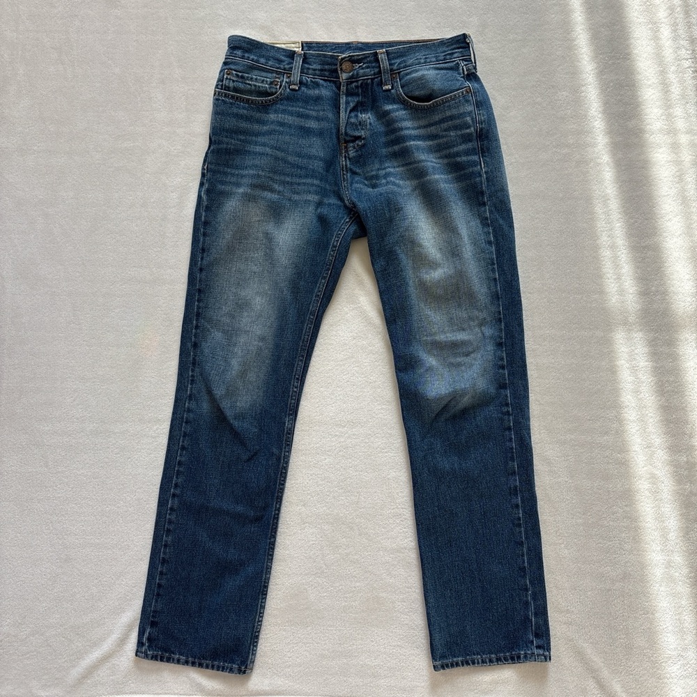 Hollister Men's Size 30 x 32 Dark Blue Jeans